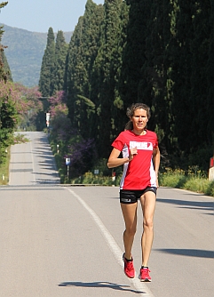 Bianca Meyer im RUNNING Company Toskana Laufcamp 2011